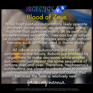Science vs Blood of Zeus